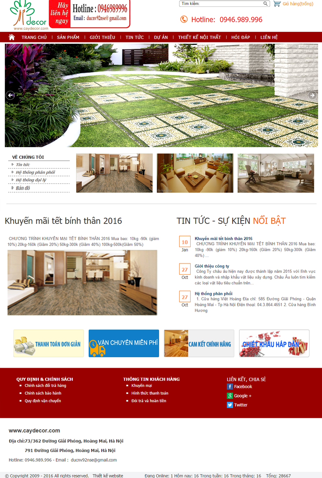 Thiết kế website tin tức
