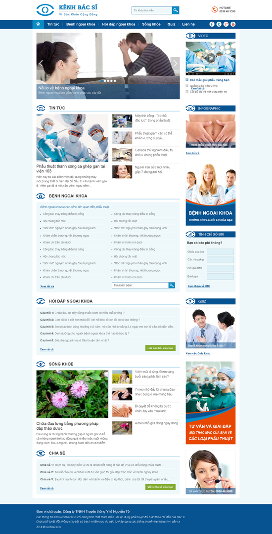 Thiết kế website D012