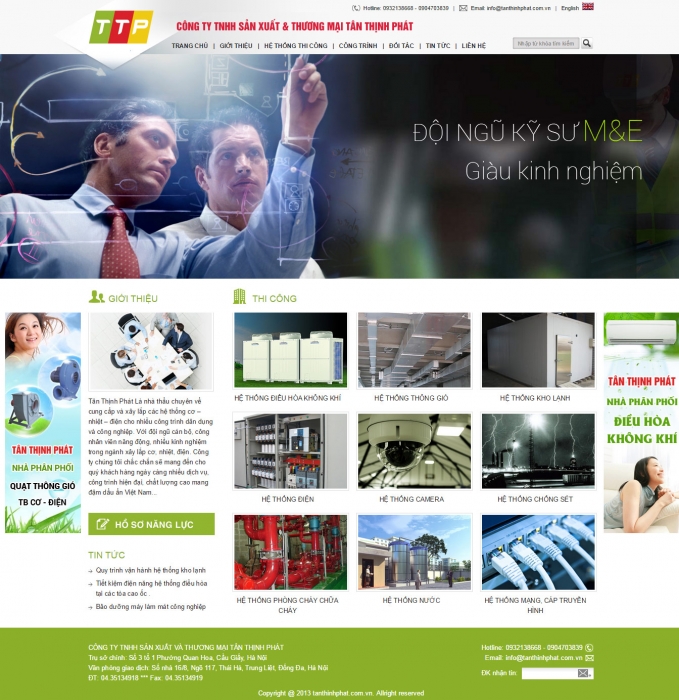 Thiết kế website tân thịnh phát