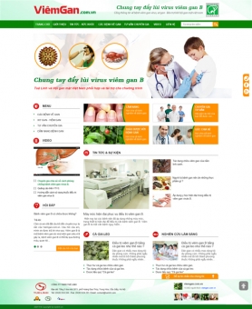 Thiết kế website Dược phẩm viemgan