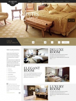 Thiêt kế website khách sạn 01